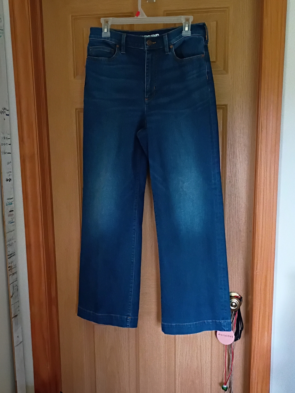Lands End High Rise Wide Leg Jeans